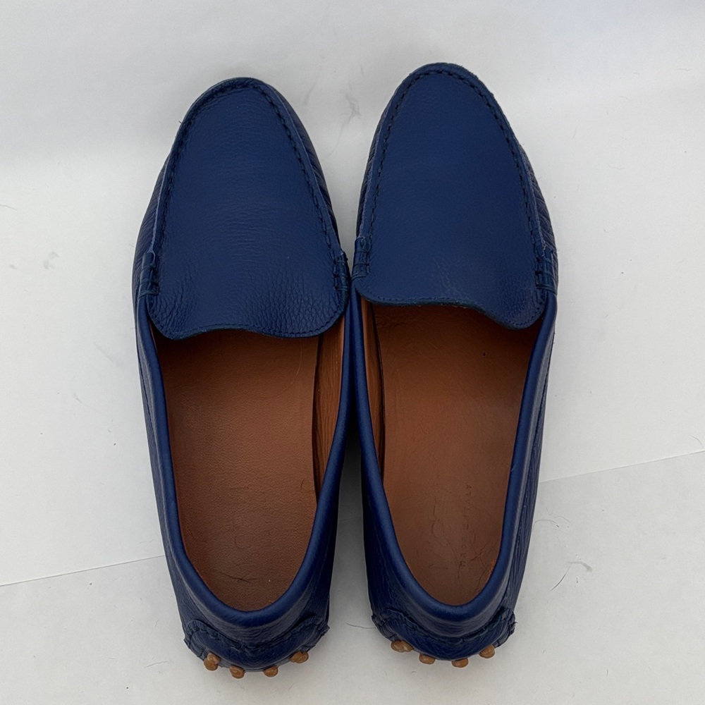 M. Gemi Deep Blue Driving Moccasin Made in Italy - Picture 6 of 7